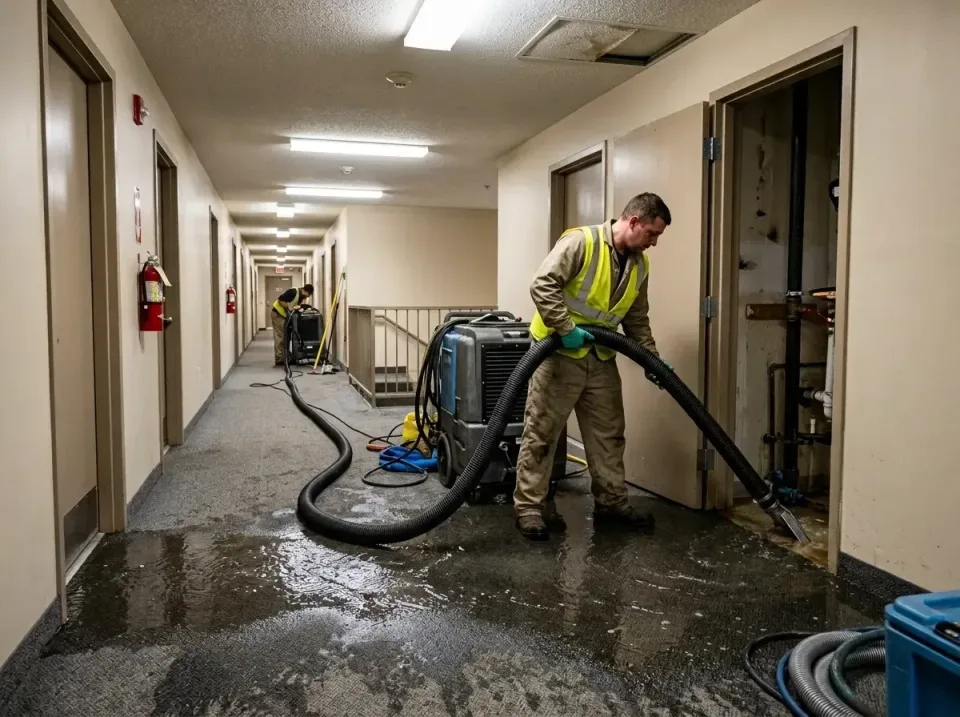 multi-unit-apartment-hallway-f-005 — frequently asked questions, Emergency Burst Pipe Water Extraction & Removal in Plattsbu…